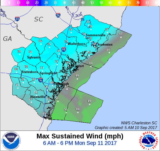 Explained: What the Charleston area will experience from wind, rain and