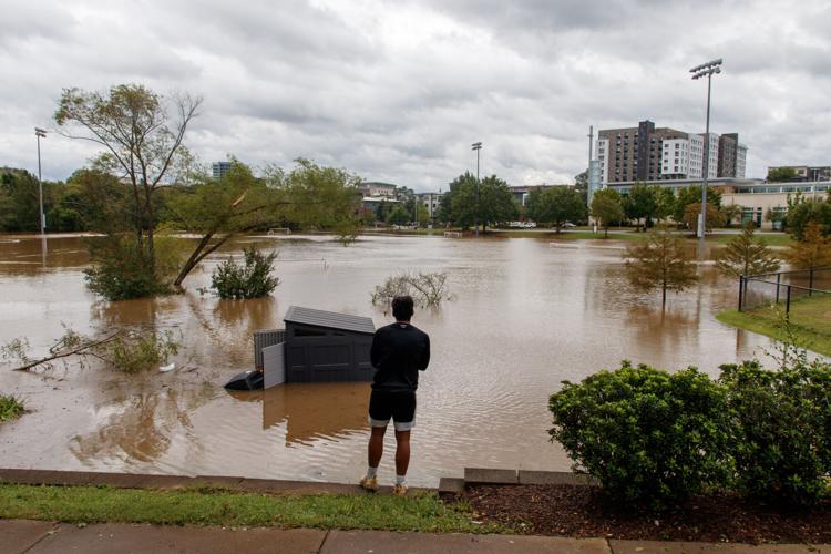Helene's water dump in SC pushes rivers, streams to brink Greenville