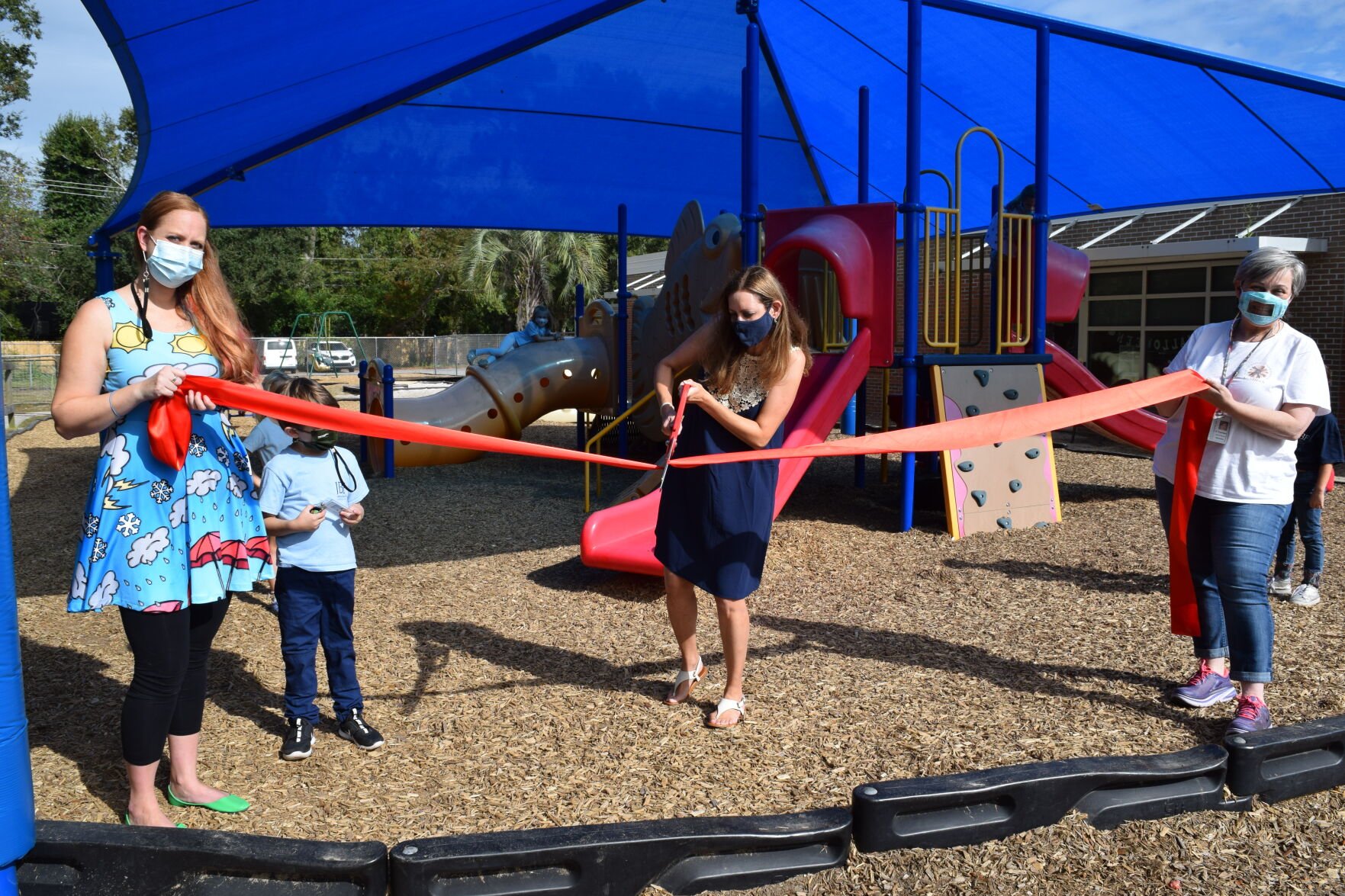 New Shady Canopy Is Donated To James B. Edwards Elementary Playground ...