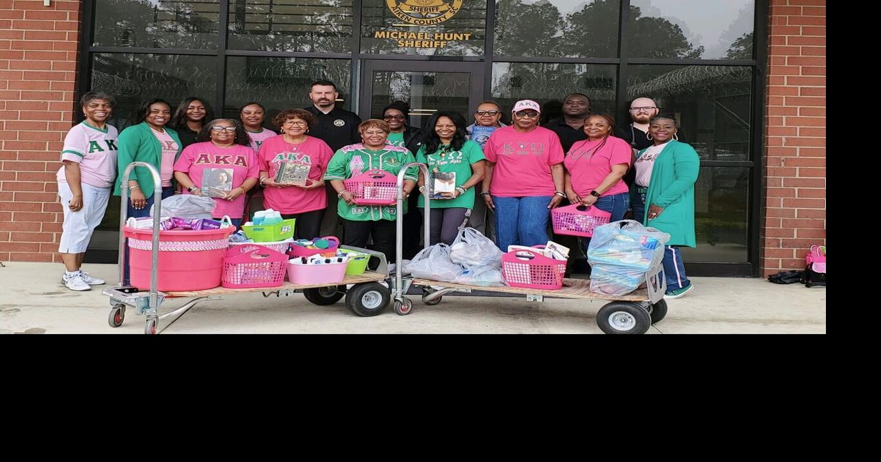 Sorority members visit Aiken County detention center