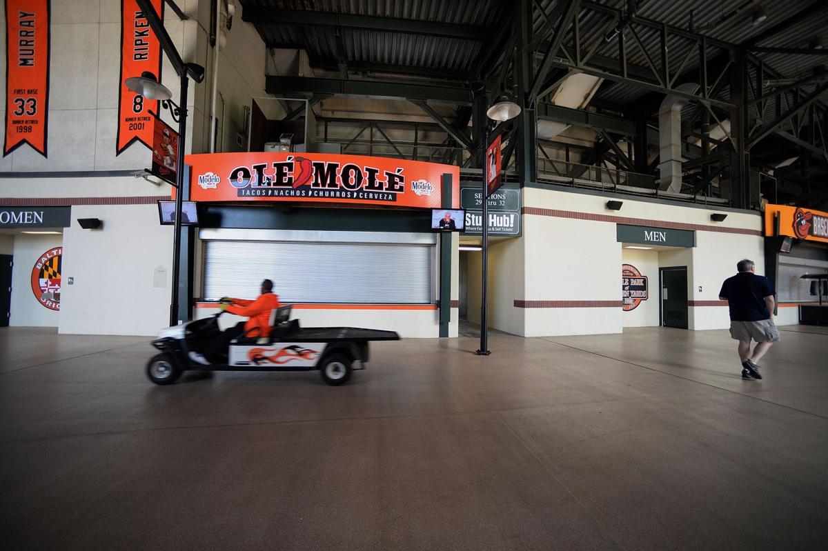No fans at Orioles game