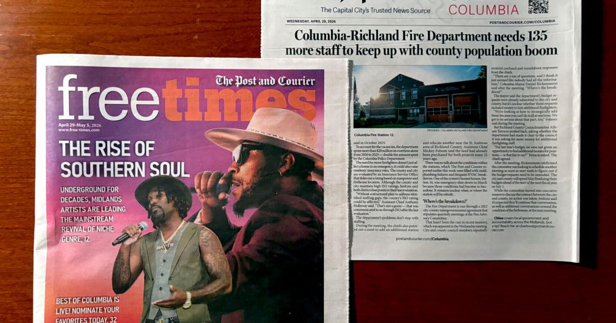 Editor emphasizes strong collaboration between Post and Courier Columbia and Free Times Editor emphasizes strong collaboration between Post and Courier Columbia and Free Times