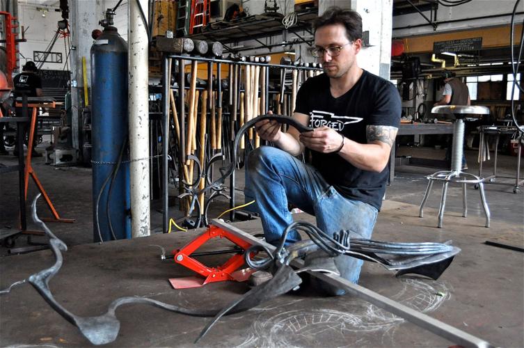 Local blacksmith forges his own path with ancient trade - GREENVILLE JOURNAL