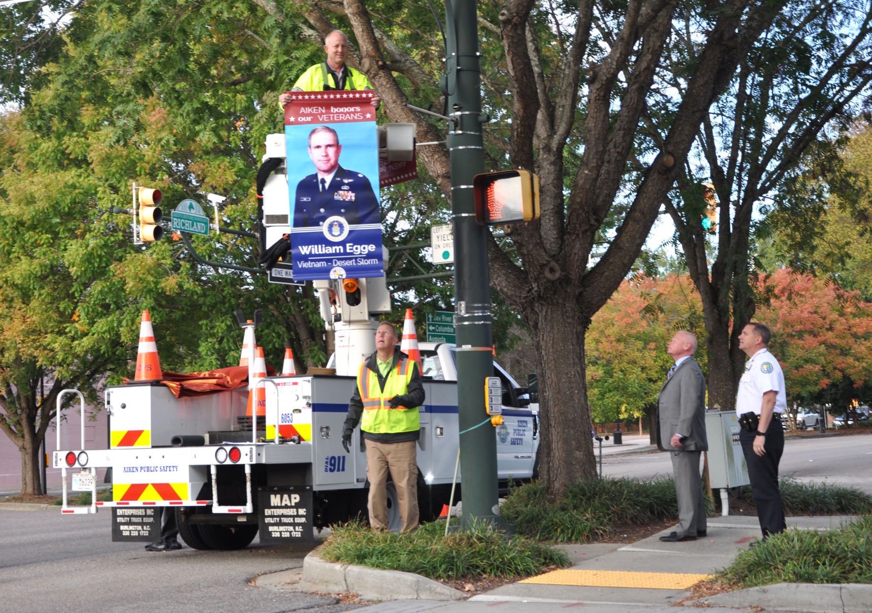 First Hometown Heroes Banners Go Up In Downtown Aiken | News ...