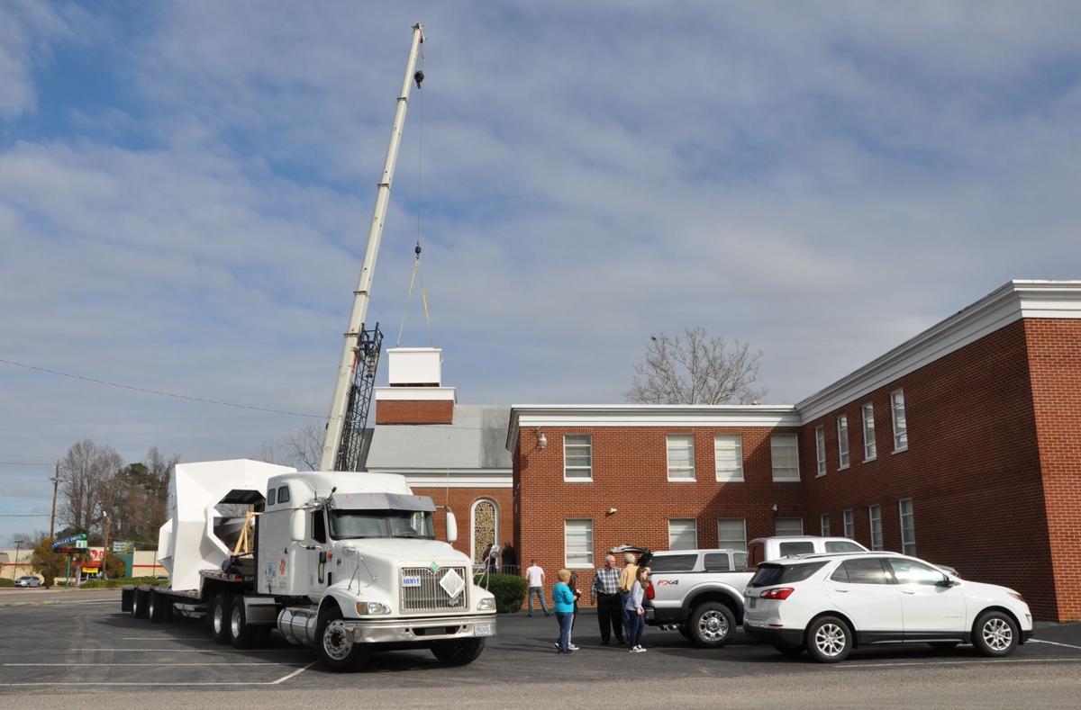 Langley First Baptist gets new steeple News