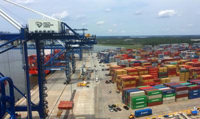 Port of Charleston sets annual cargo record of 1.21 million containers