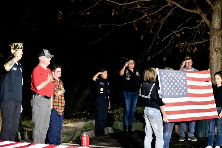 Flag retirement ceremony held in North Augusta prior to Veterans Day