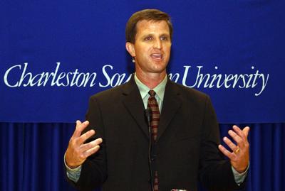 Charleston Southern Men S Basketball Coach Barclay Radebaugh Gets