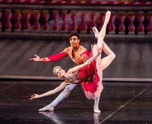 Ballerina Claire Rapp and Principal Dancer Camillo Herrera in South Carolina Ballet's Nutcracker.jpg