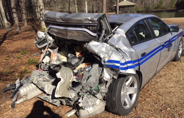 Man charged with DUI after crashing into Highway Patrol cruiser on I-26 ...