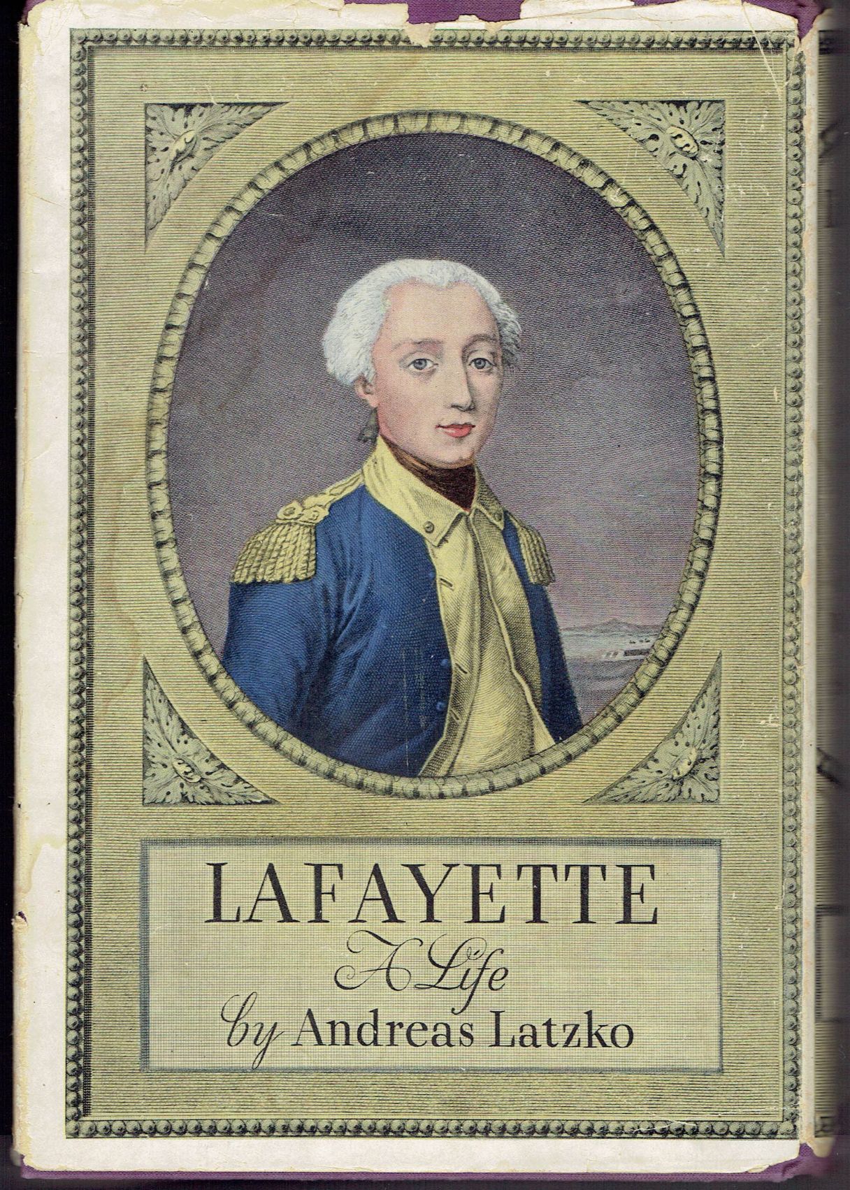 Lafayette lands in America