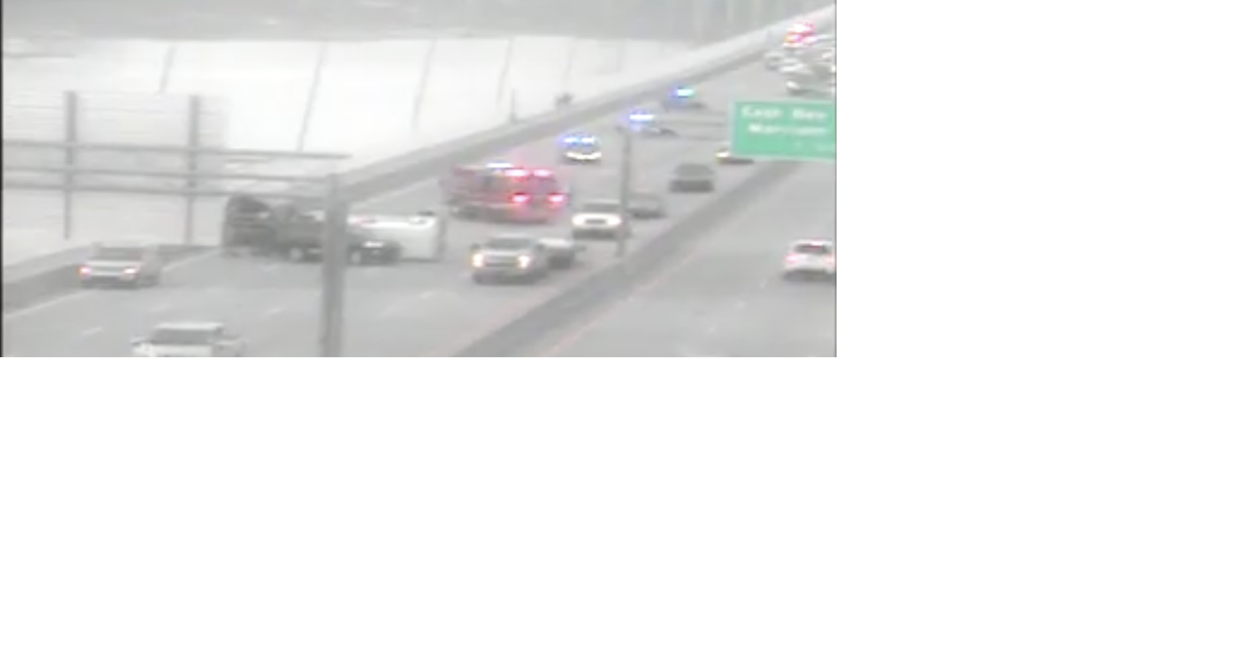 Overturned delivery van, SUV cleared from Ravenel Bridge as road reopens
