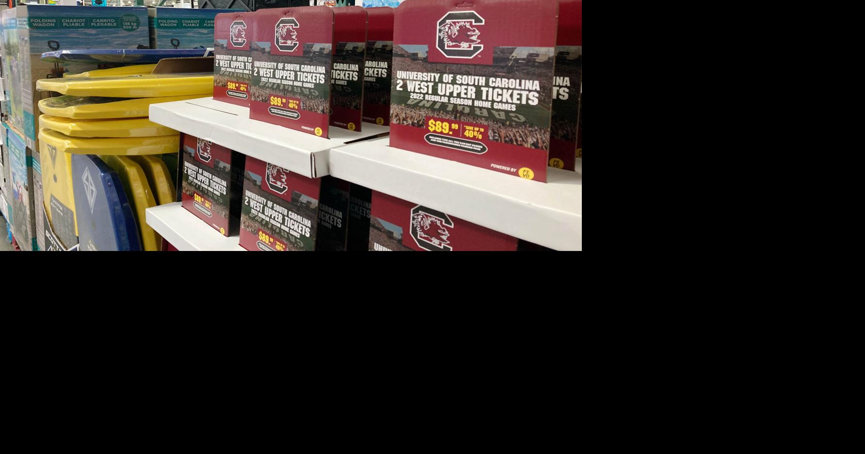 South Carolina Gamecock football tickets now on sale at Costco