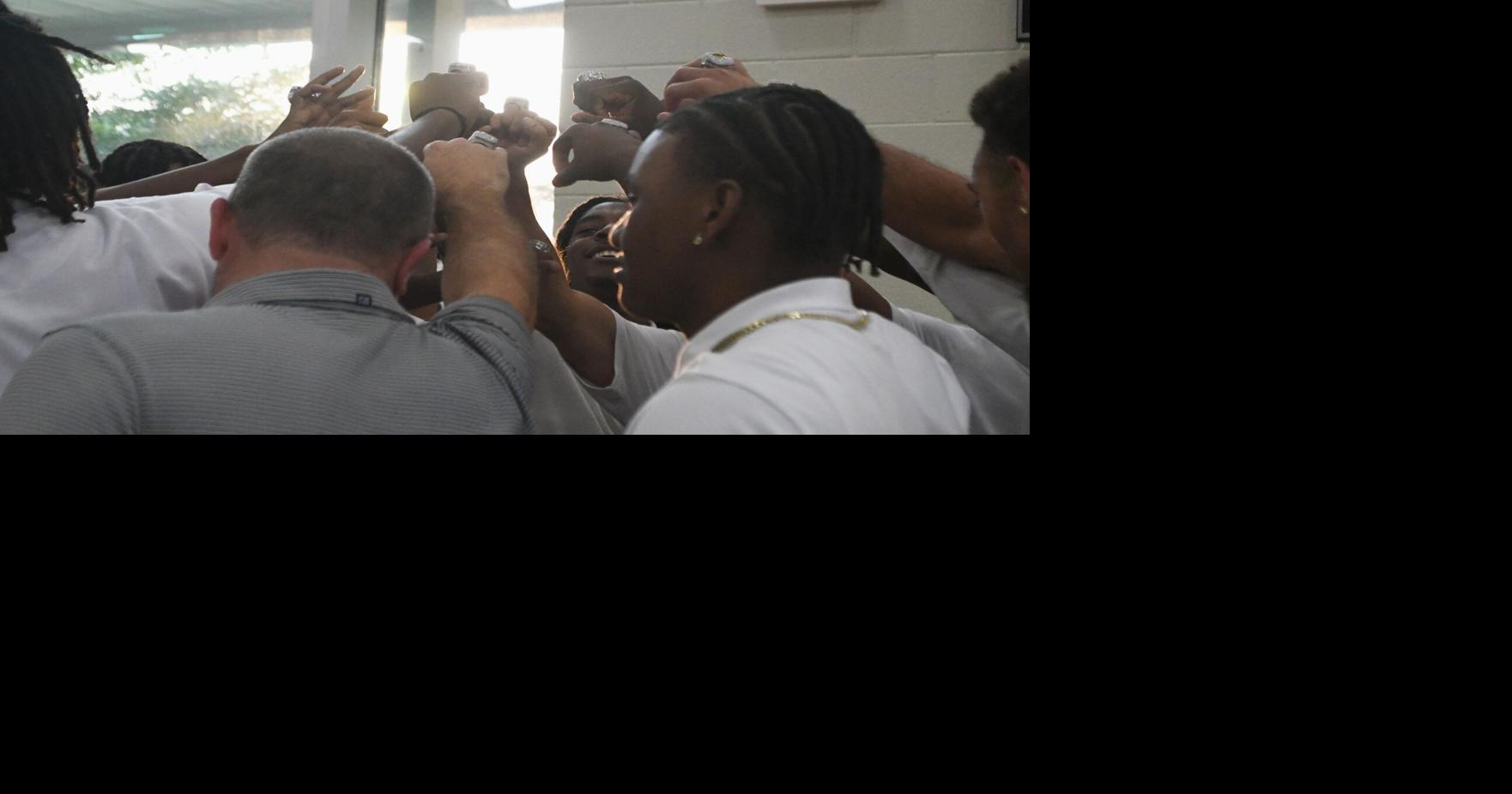 North Augusta boys’ basketball team gets its championship rings after inaugural state title win