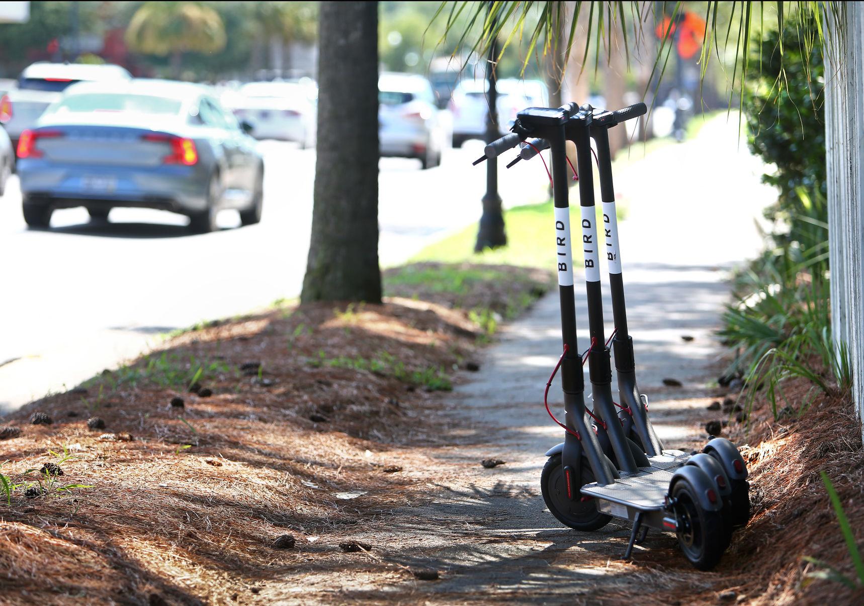 Electric scooters got banned in Charleston. Then they emerged in Mount
