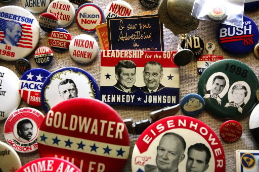 Illinois Local Don Rumsfeld Congress Pin Back Campaign Political Button Donald 