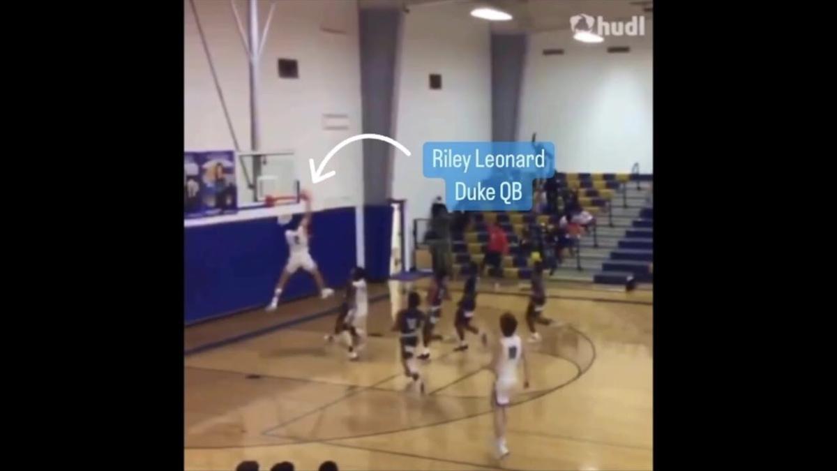 Duke's Riley Leonard, son of ex-Citadel basketball player, blazes own trail, Sports