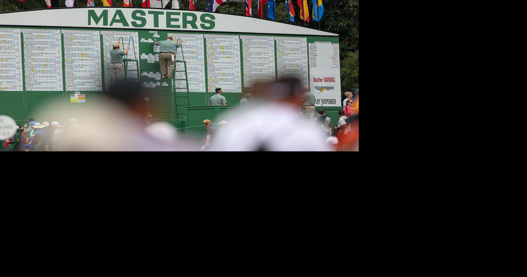 Masters 2023 leaderboard: Second round suspended Friday due to weather