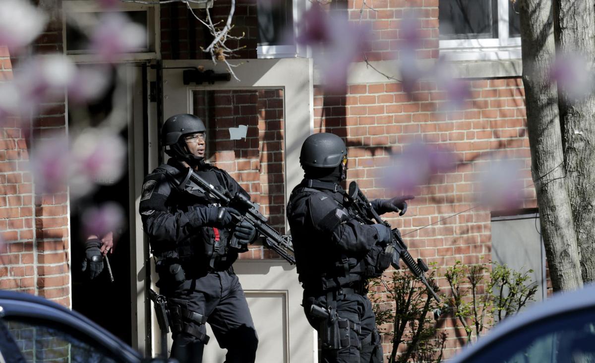 Bombing suspect search