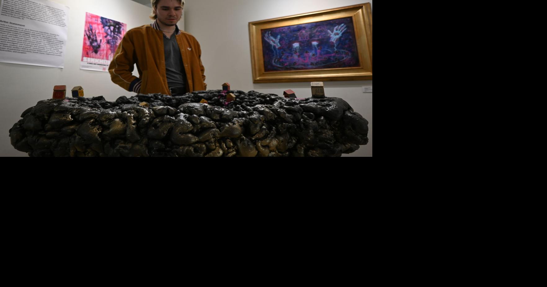 This Greenville man lost his house in the freak prequel to Helene. It inspired an art exhibit