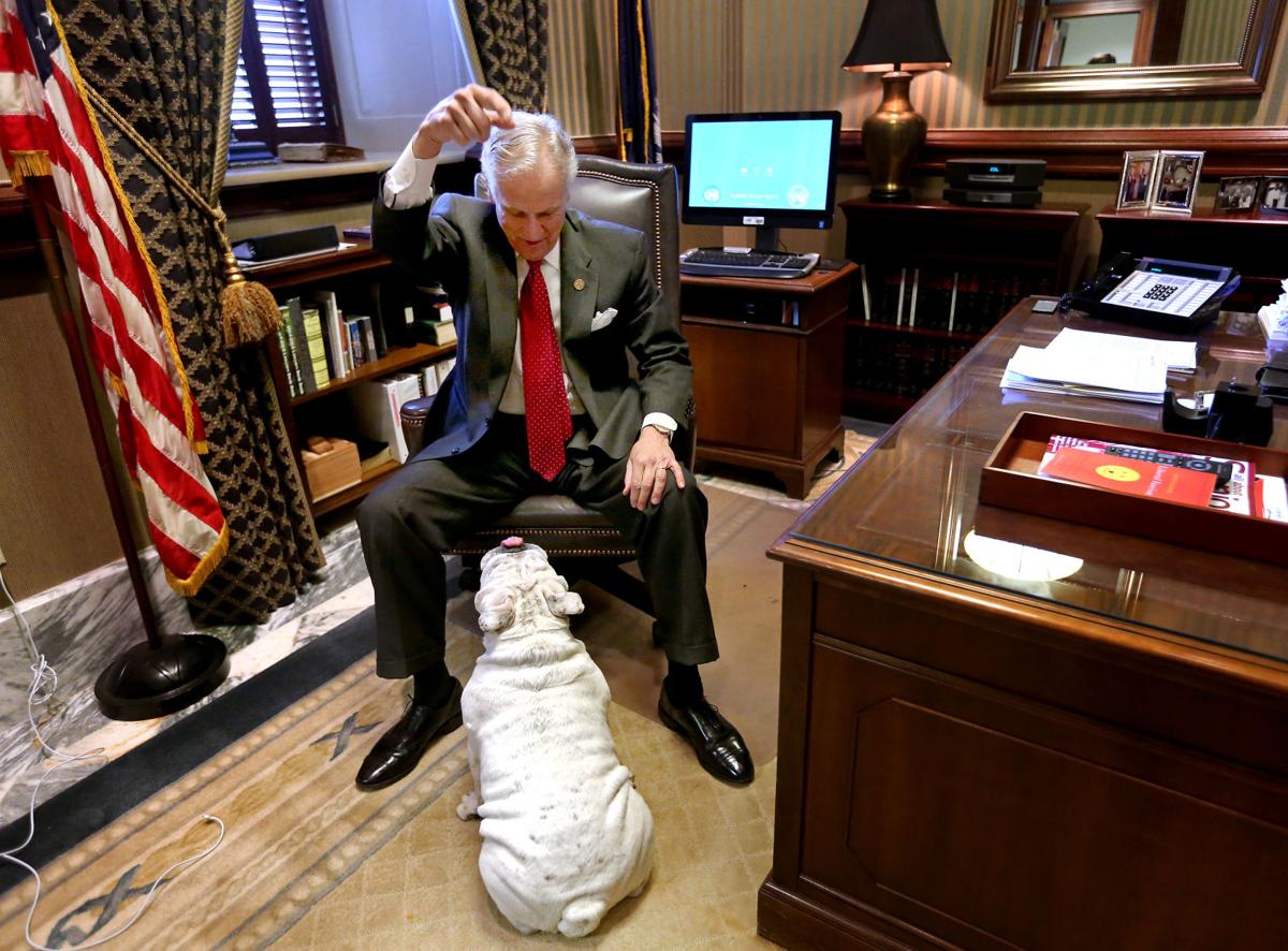 South Carolina Gov Henry Mcmaster S Bulldog Boots