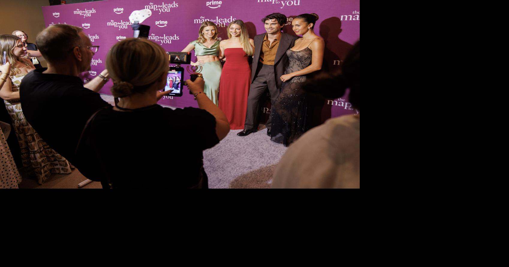 Photos: Actors and influencers shire during premiere for "The Map ...