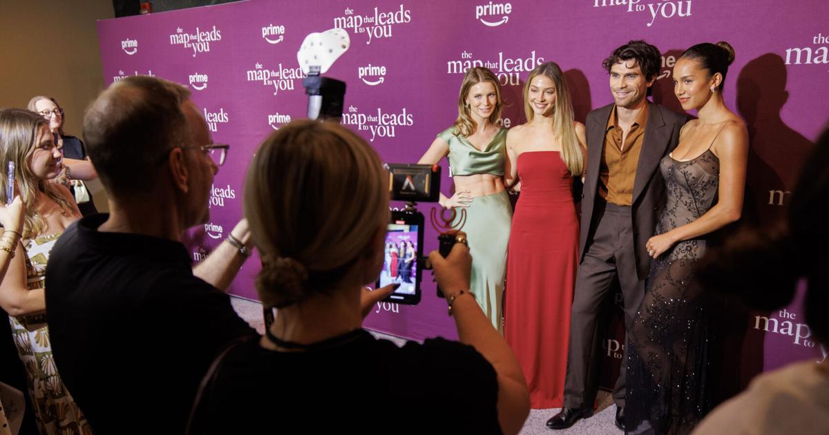 Photos: Actors and influencers shire during premiere for "The Map ...