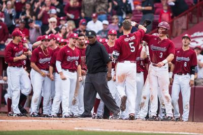 Tj Hopkins Shines As Gamecocks Take Clemson Baseball Series For