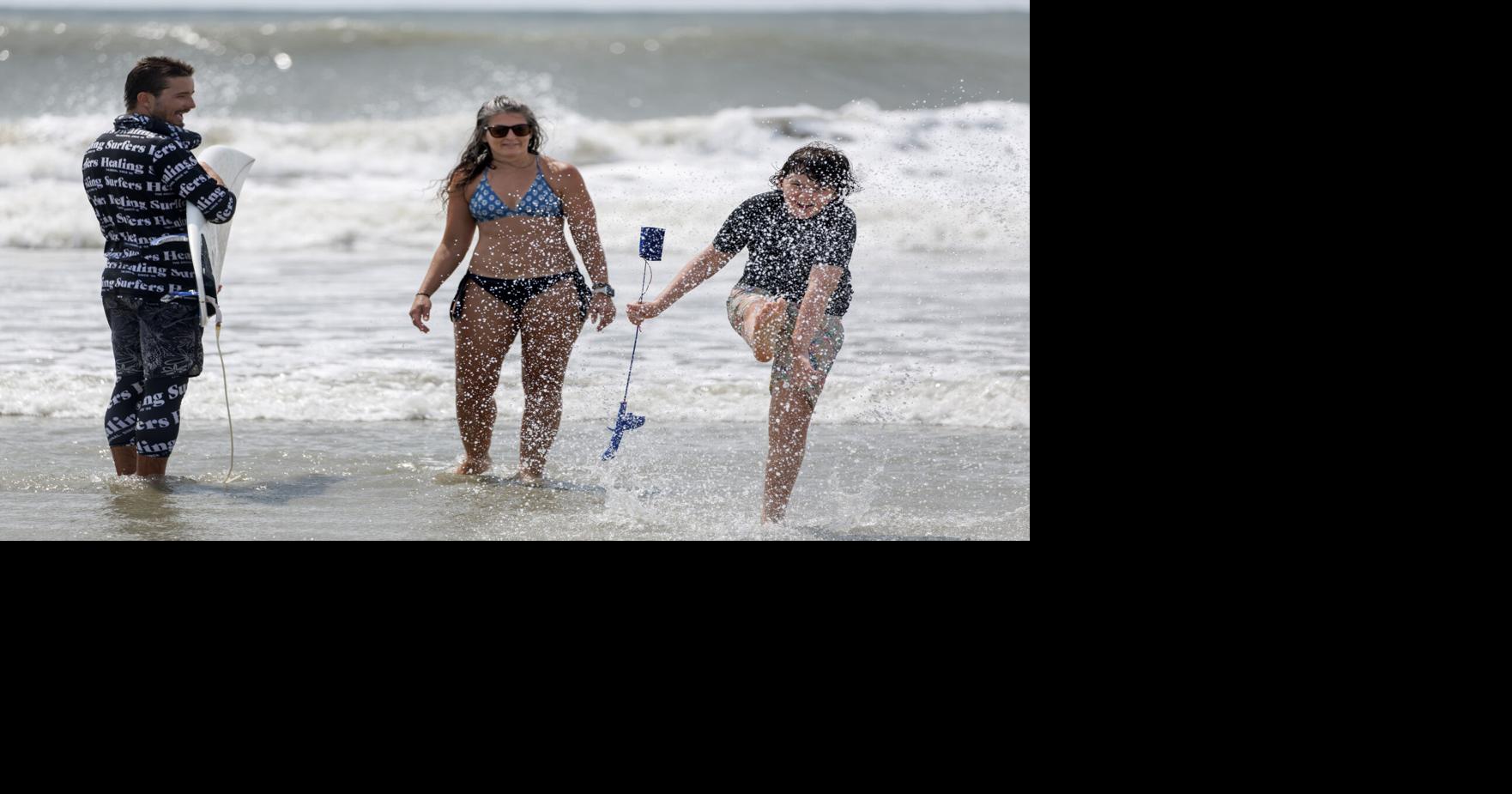 No surfing, no problem: Autism families enjoy event at Folly Beach