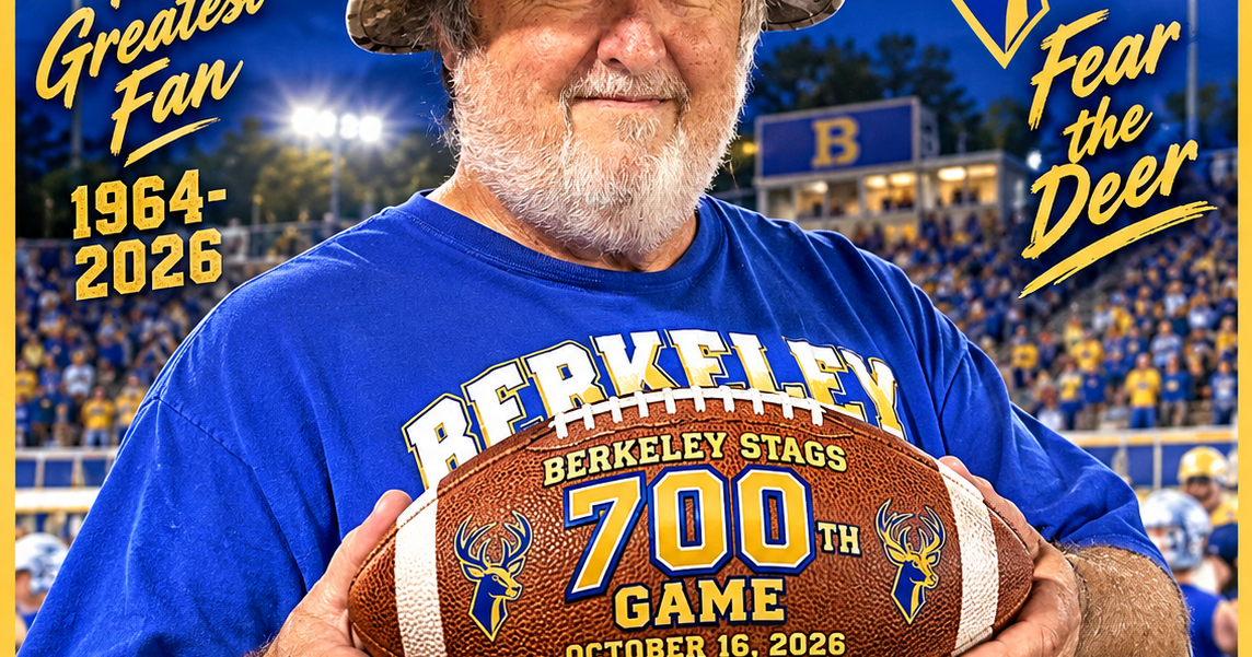 Berkeley super fan attends 700th Stags Football game