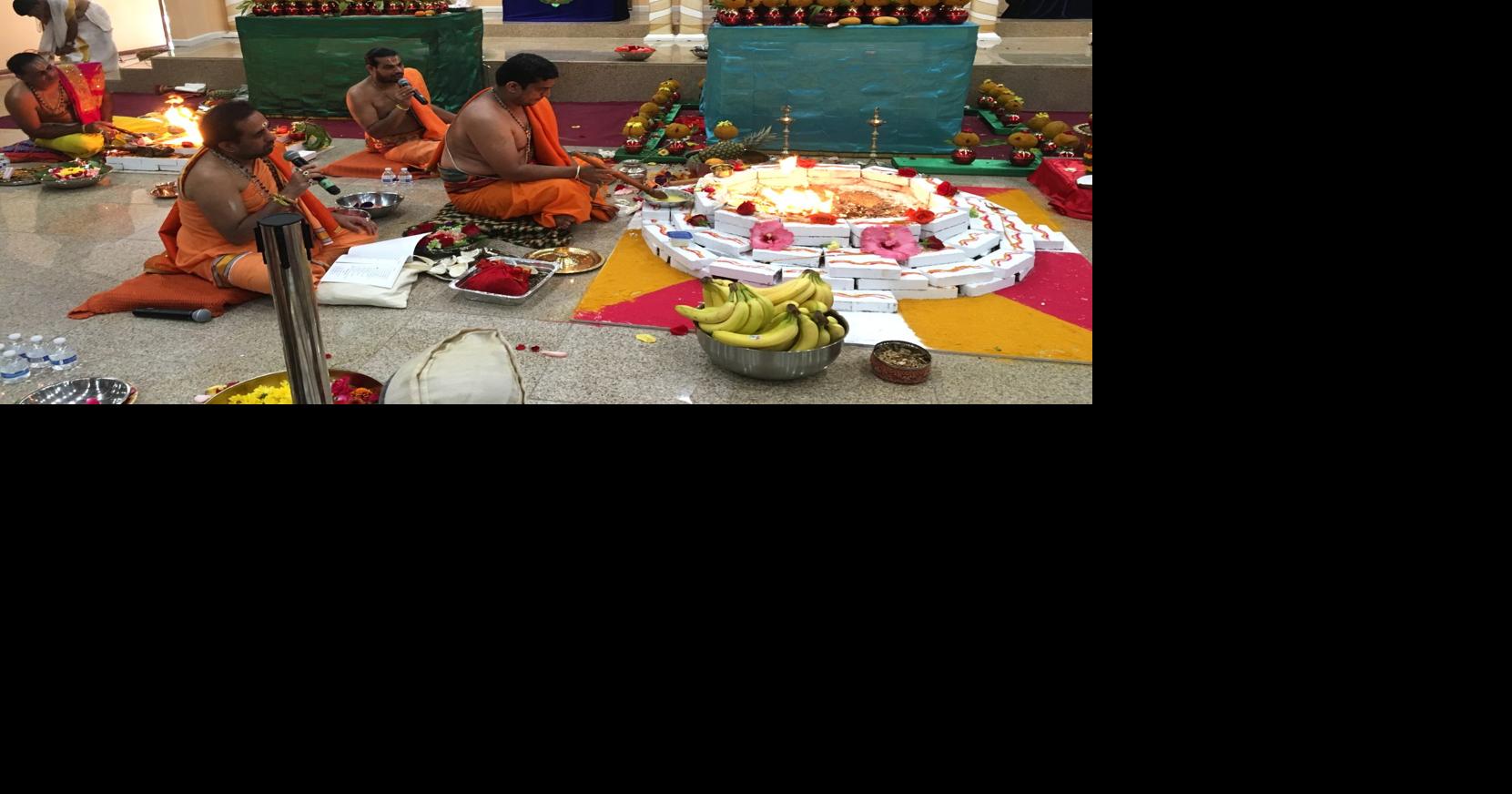 In the Hindu Temple, devotees meet their gods
