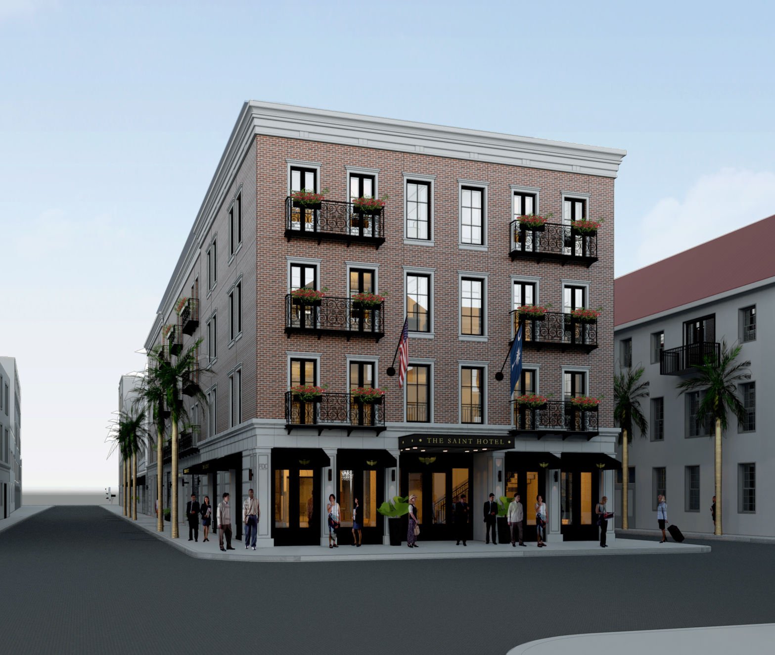 Boutique hotel owner plans historic interiors novel parking for