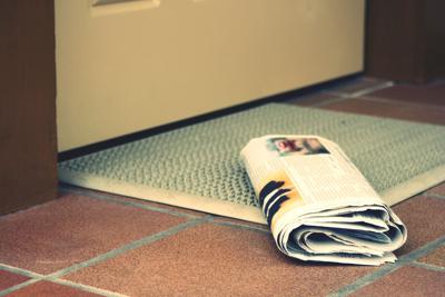 Newspaper delivery