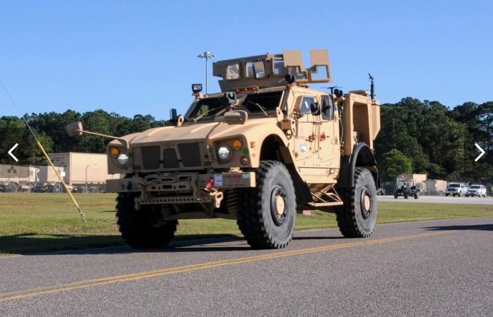 South Carolina National Guard transport soldiers move off-road military vehicle |  News