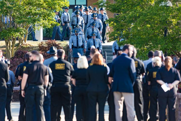 Photos Officers, loved ones mourn slain Cayce police officer Photos