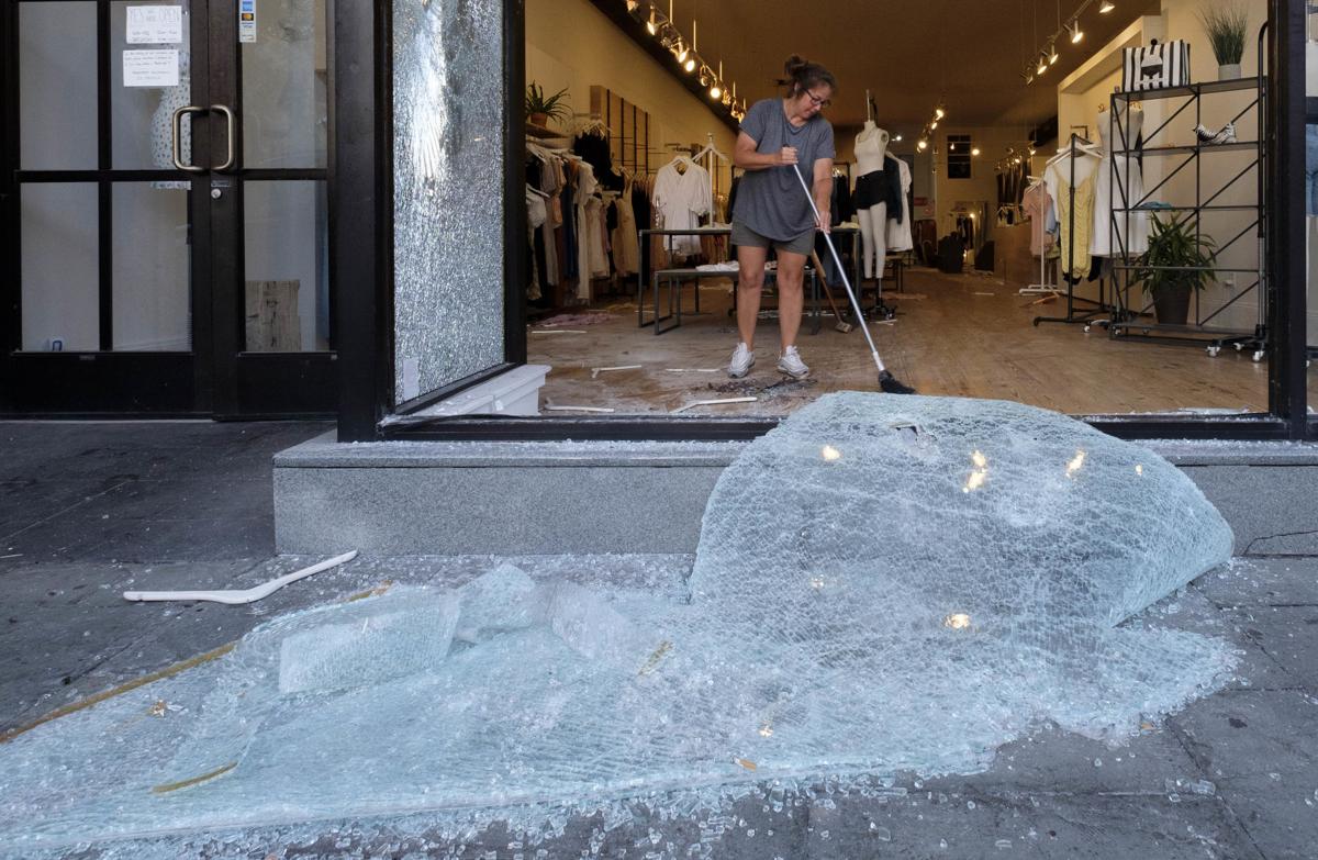 Daylight Reveals Path Of Destruction In Charleston From Looting