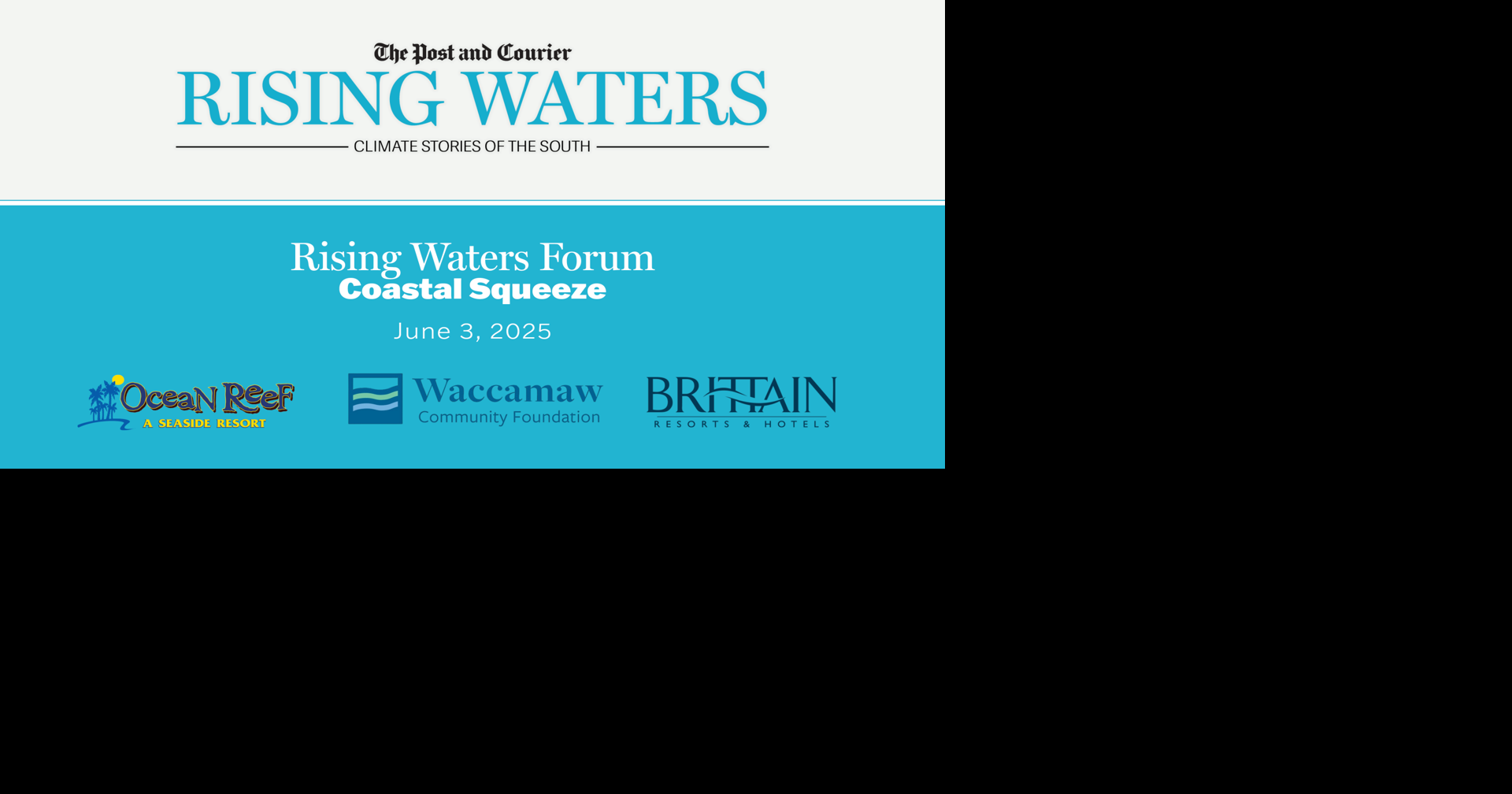 RWL forum: ‘Coastal Resilience: Balancing conservation and development in Port Royal Sound'
