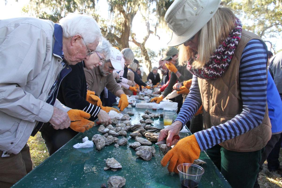 Charleston Museum birthday oyster roast