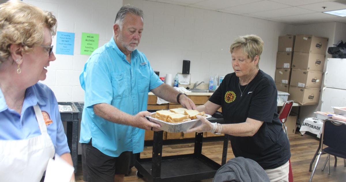 Volunteers show love and hospitality to players and coaches during Nike EYBL Peach Jam