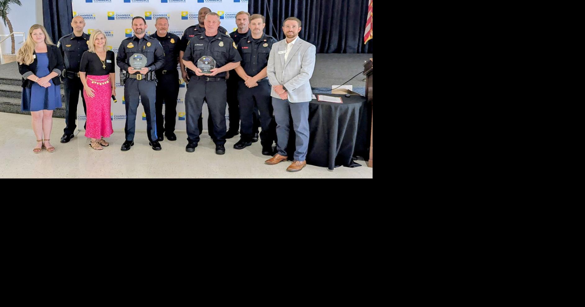 Officers rewarded for taking swift action