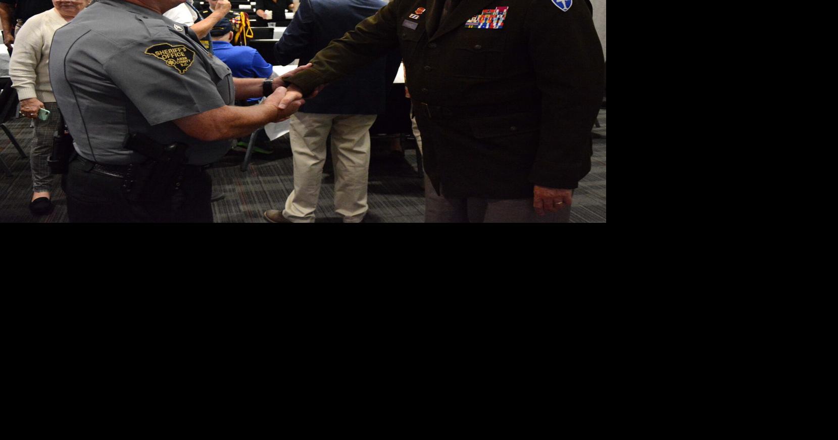 Bridgestone event says #39 thank you #39 to area veterans