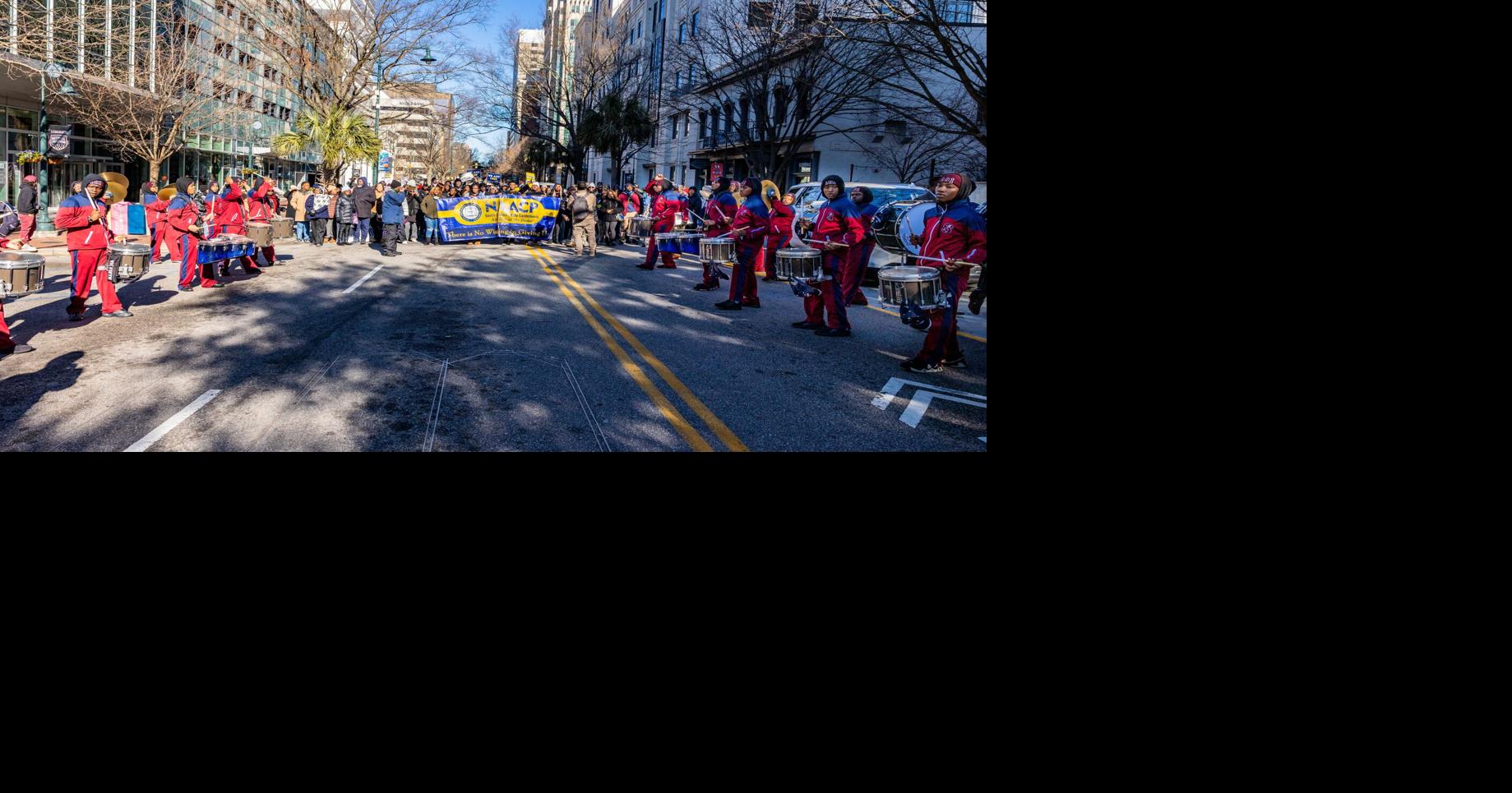 Jamie Harrison speaks at Columbia MLK Day rally