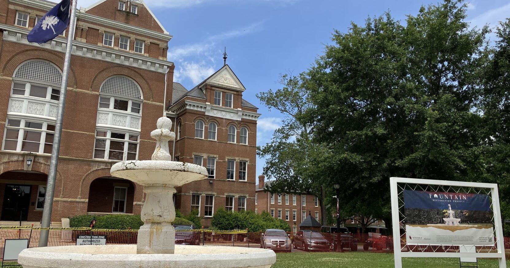 Winthrop University replacing iconic fountain known for 'mystery and mischief' - Vimarsana News