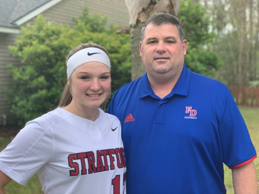 Family Comes First Fort Dorchester Coach S Daughter Plays For