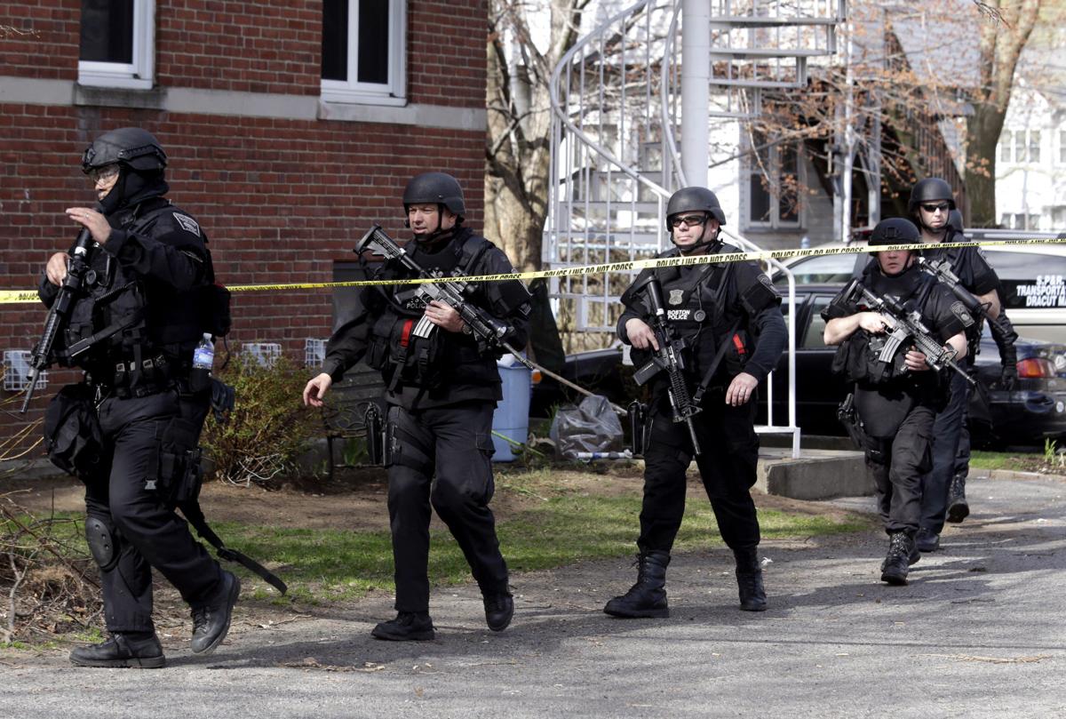 Bombing suspect search