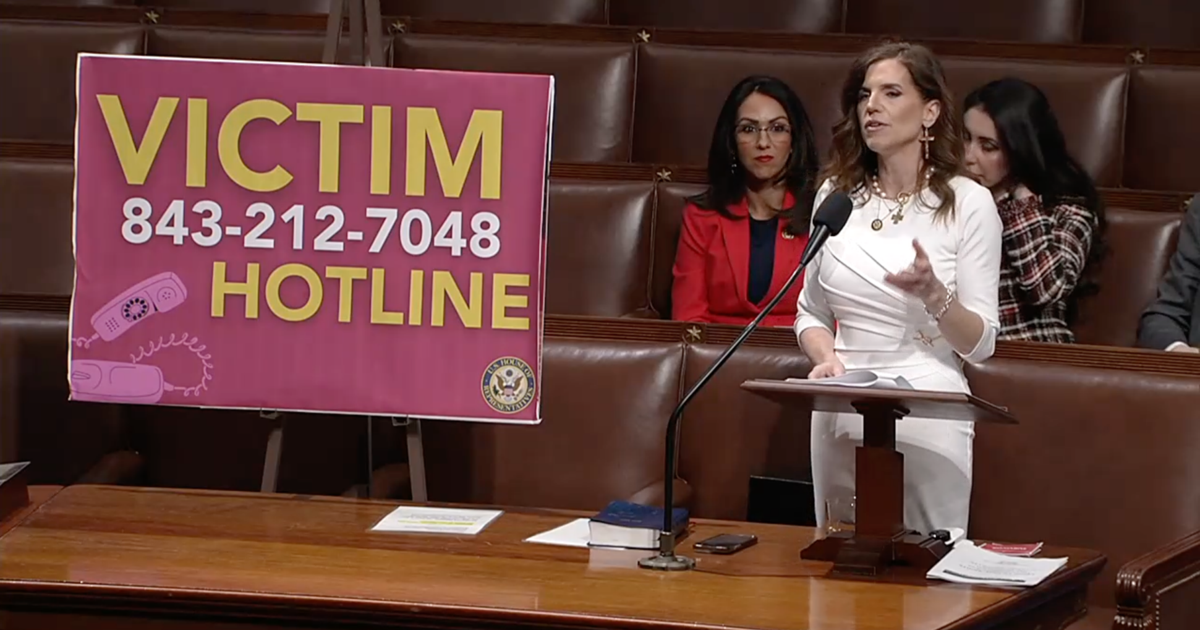Rep. Nancy Mace addresses Congress during her February 10, 2025 House floor speech