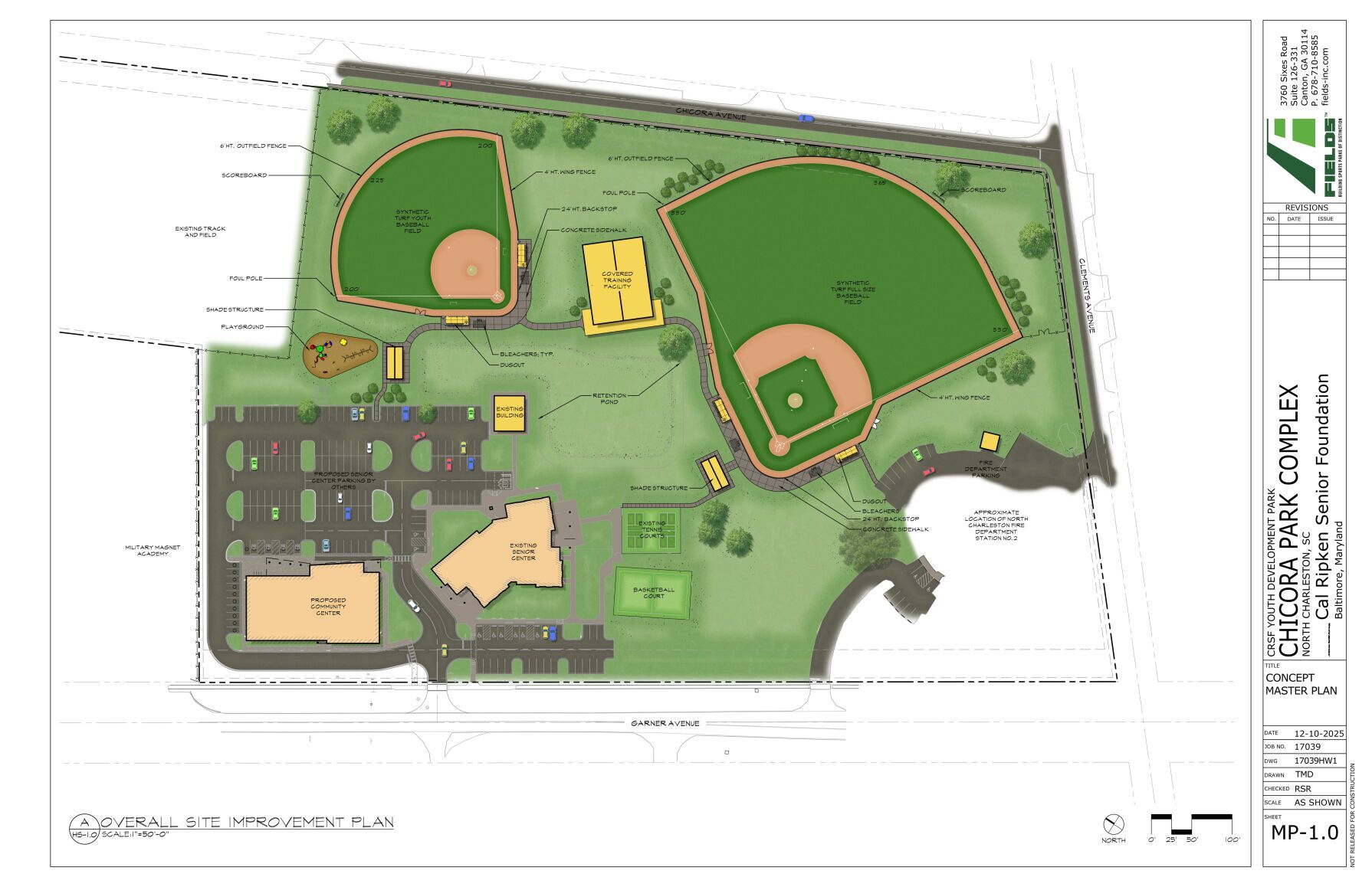 Plans for baseball fields in the works in North Charleston