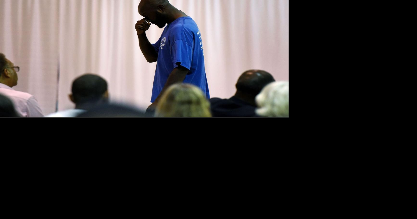 Message of frustration sent by community at town hall meeting