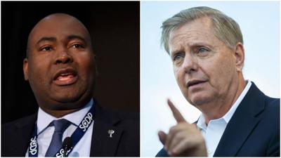 Harrison Depends On Rare Party Ticket Splitting Voters To Upset Graham In Sc Senate Race Palmetto Politics Postandcourier Com