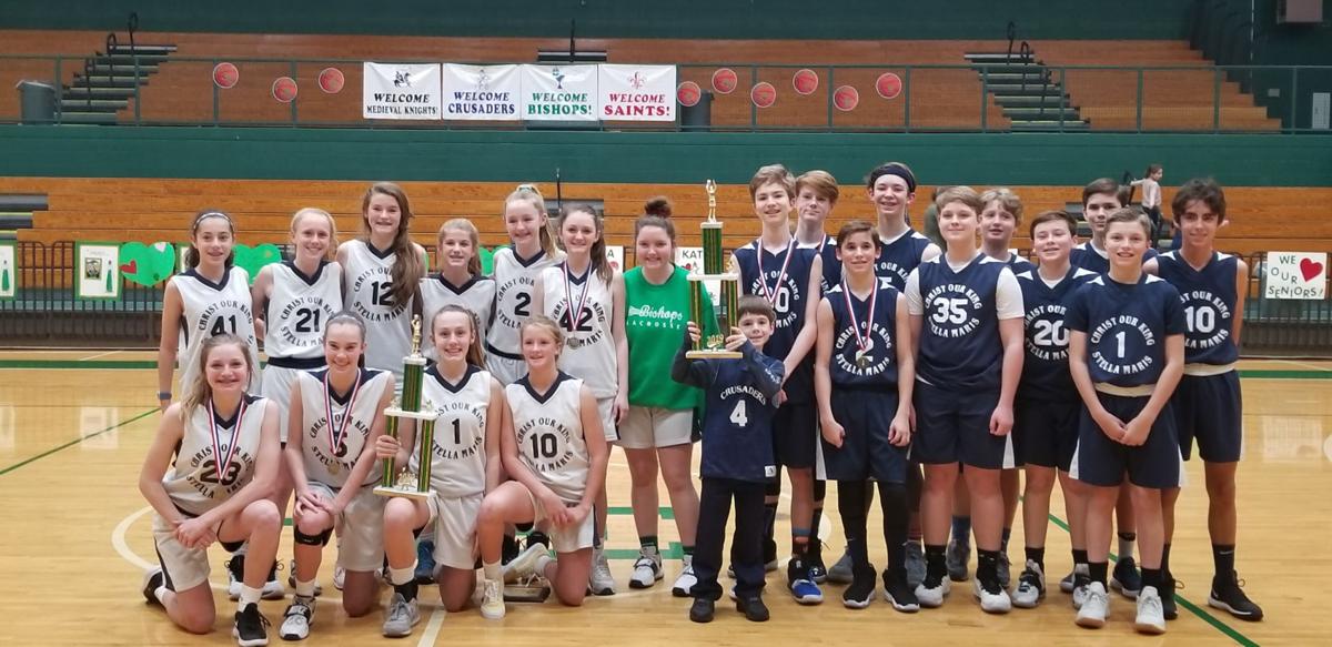 Christ Our King Stella Maris 8th Grade Basketball Teams Win Parochial League Championships Community News Postandcourier Com